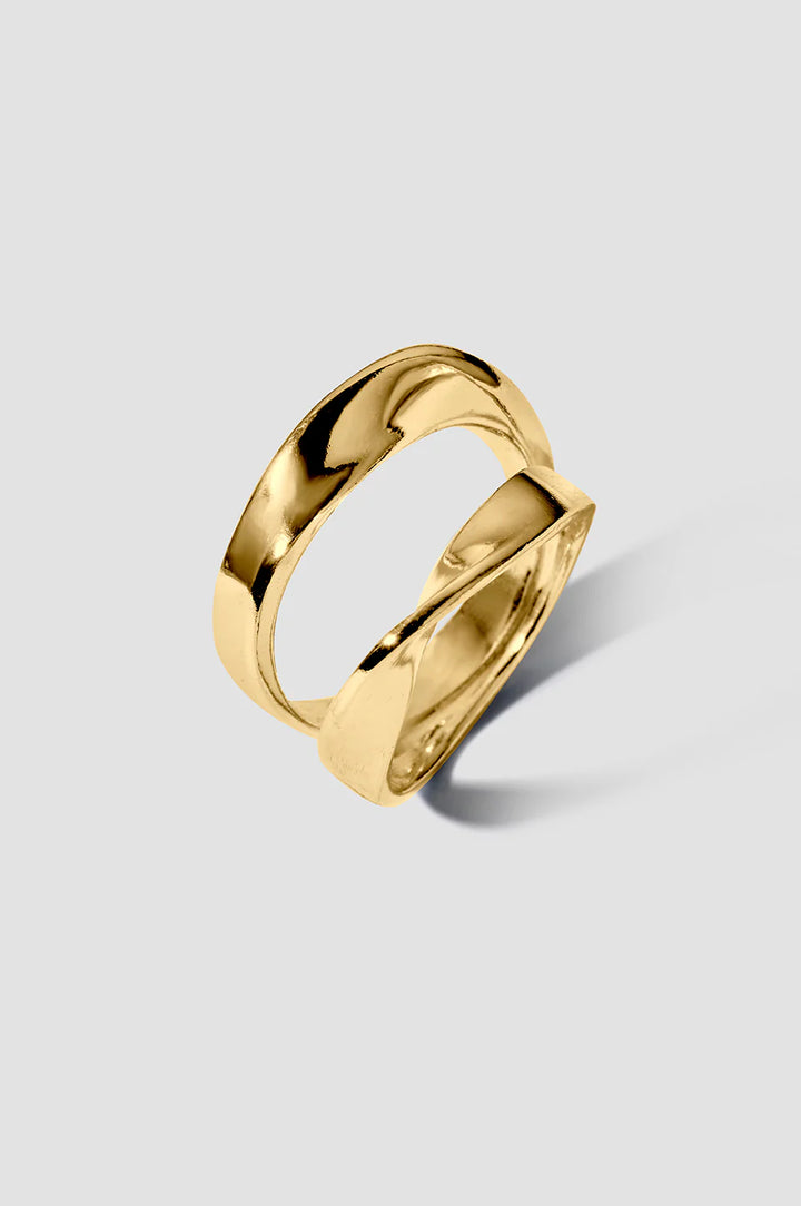 Verto 05 Gold Plated Ring