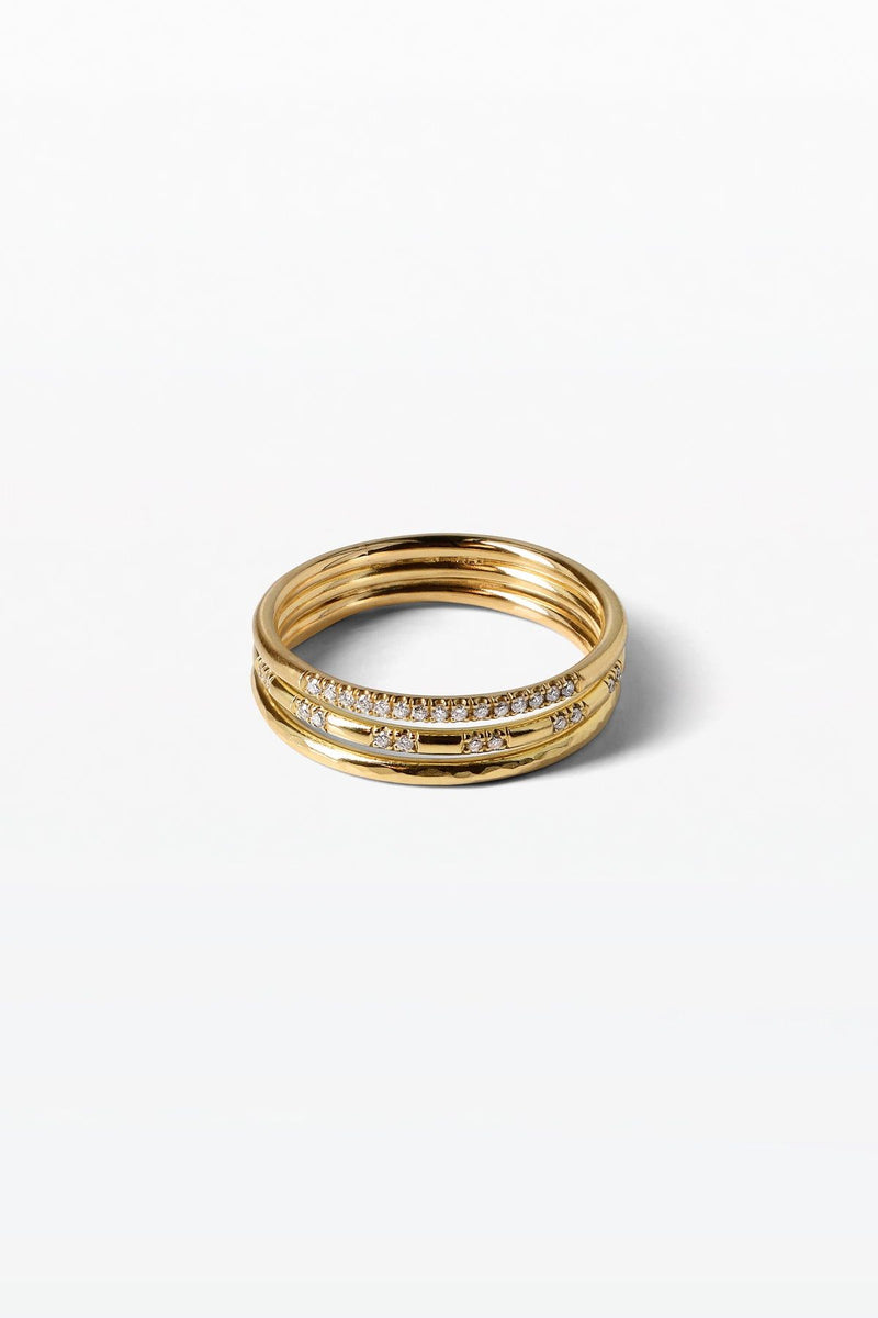 Bryllup 03 18K Guld Ring m. Diamant