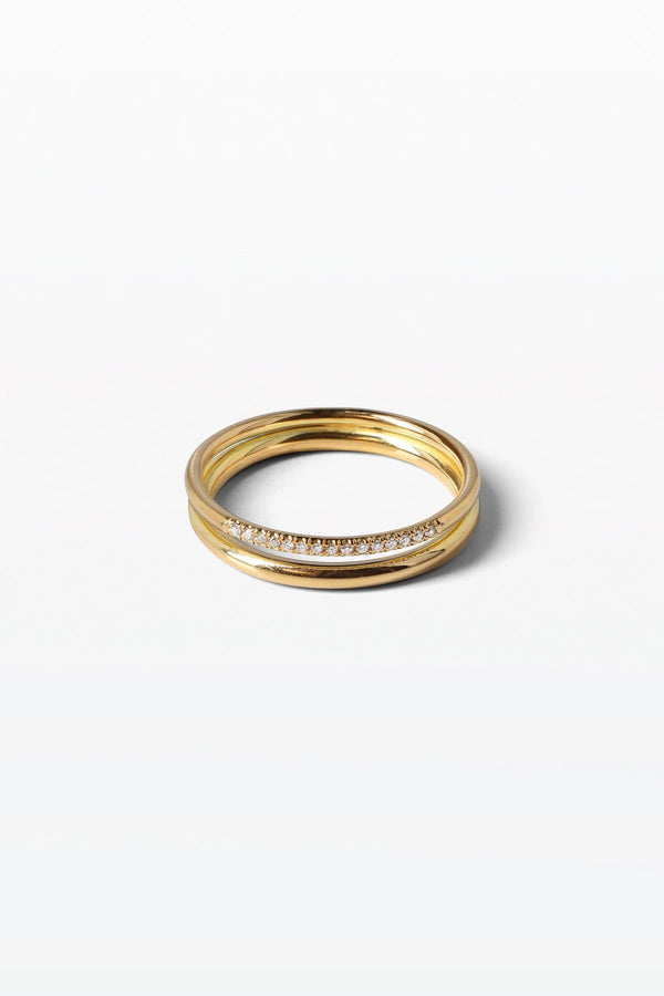Wedding 05 18K Gold Ring w. Diamond
