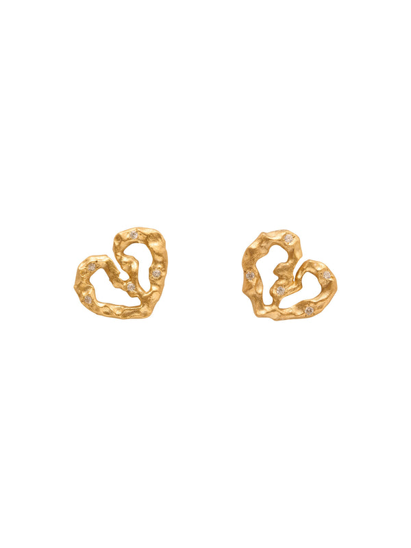 Love me not 18K Gold Earrings