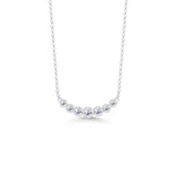 Lumen 18K Whitegold Necklace w. Diamonds