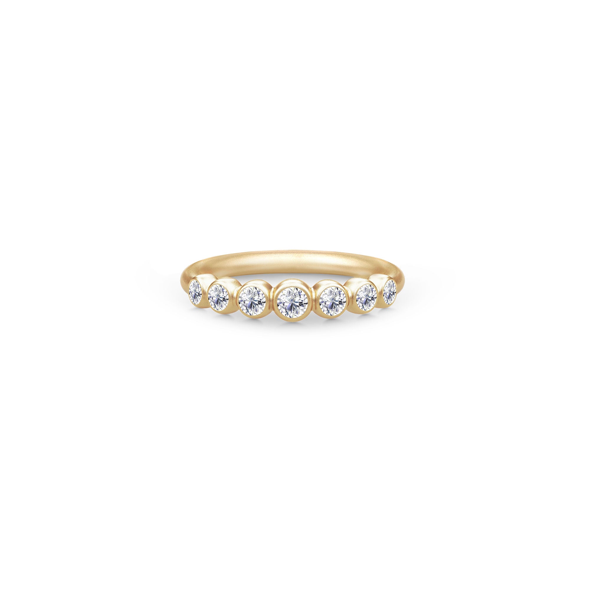Lumen 18K Gold Ring w. Diamonds