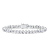 Lumi Grande 18K Whitegold Tennis Bracelet w. Diamonds