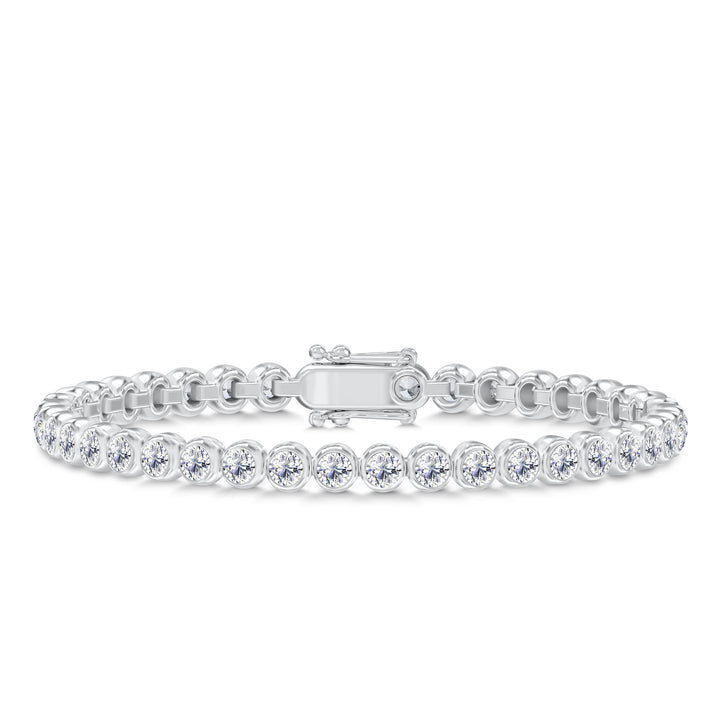 Lumi Grande 18K Whitegold Tennis Bracelet w. Diamonds