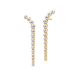 Lumi 18K Gold Studs w. Diamonds