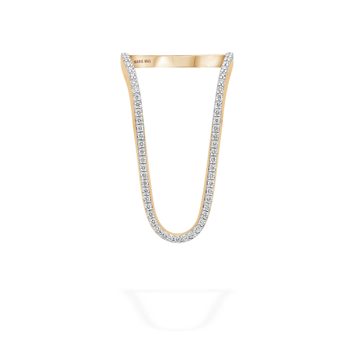mariemas auroraring halfpaved rosegold 1