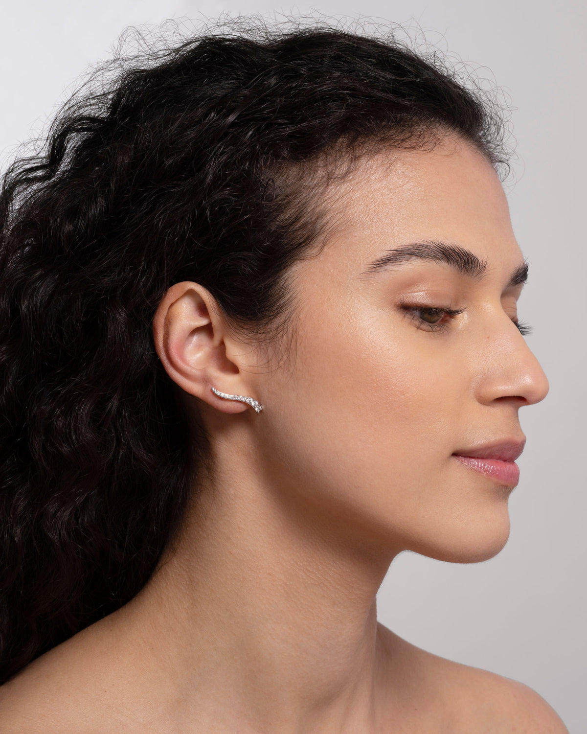 mariemas ray earring rose gold & diamonds 5