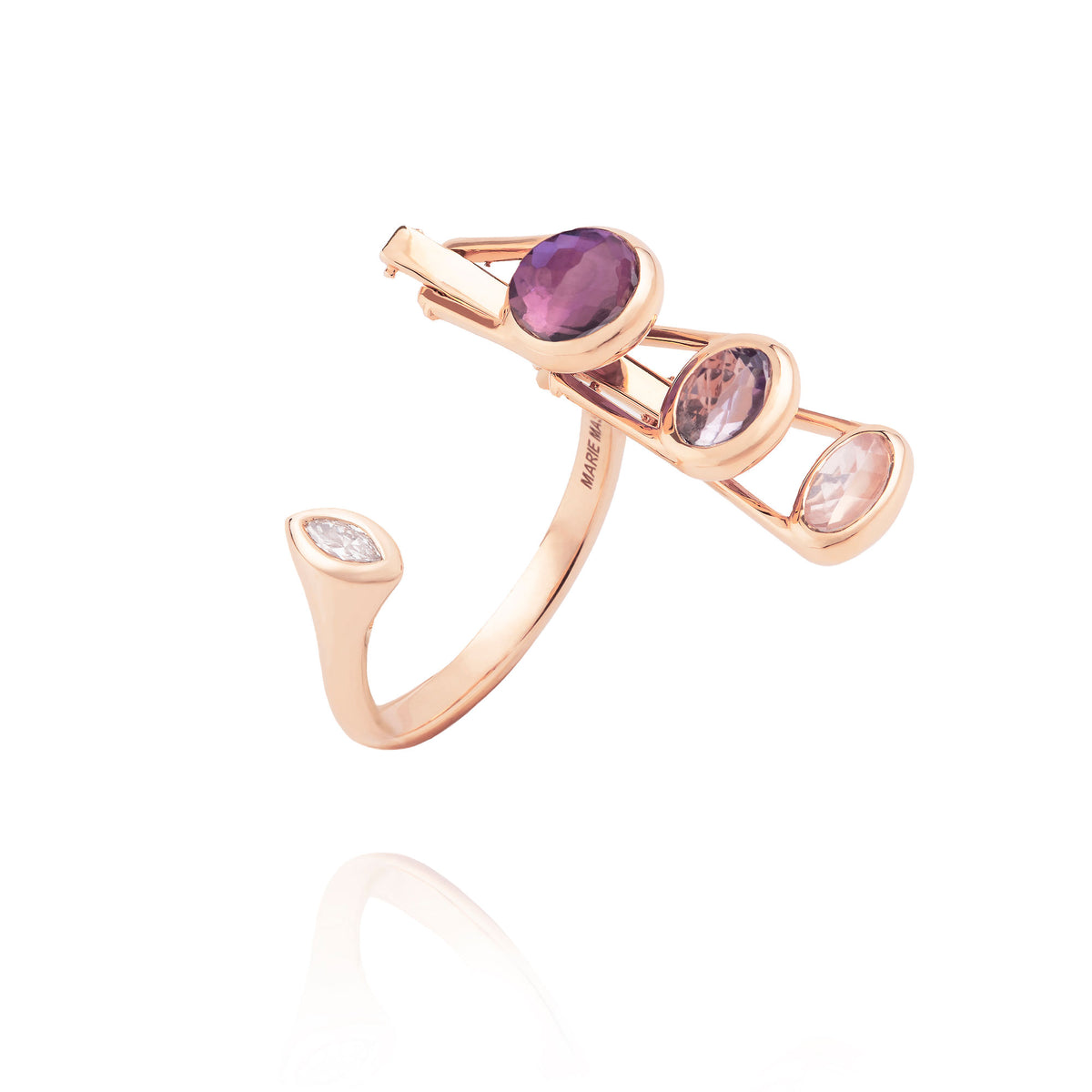 marie mas petite dancing open ring 7