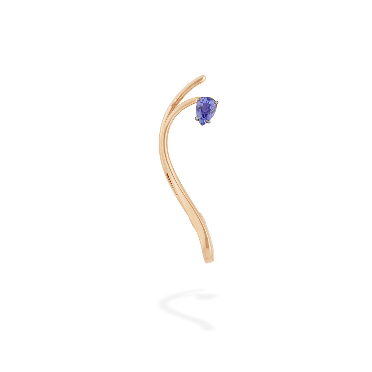 marie mas astral ear jewel rose gold tanzanite
