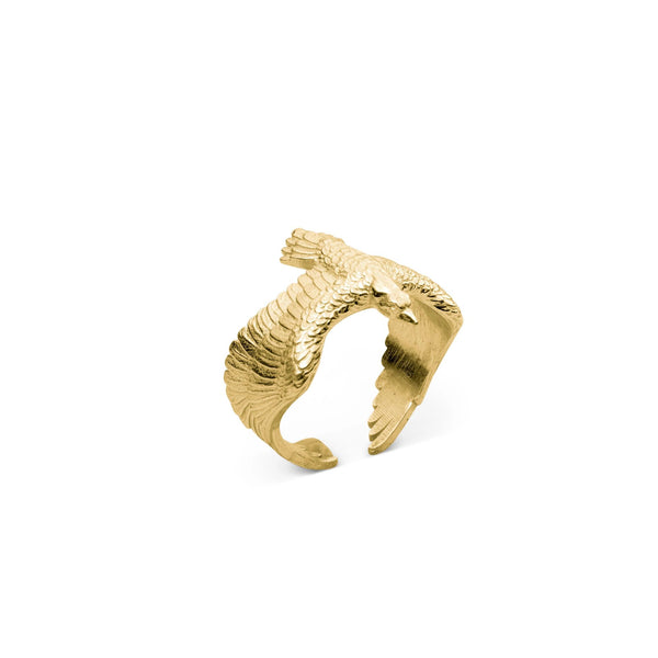 Raven Gold Plated Ring