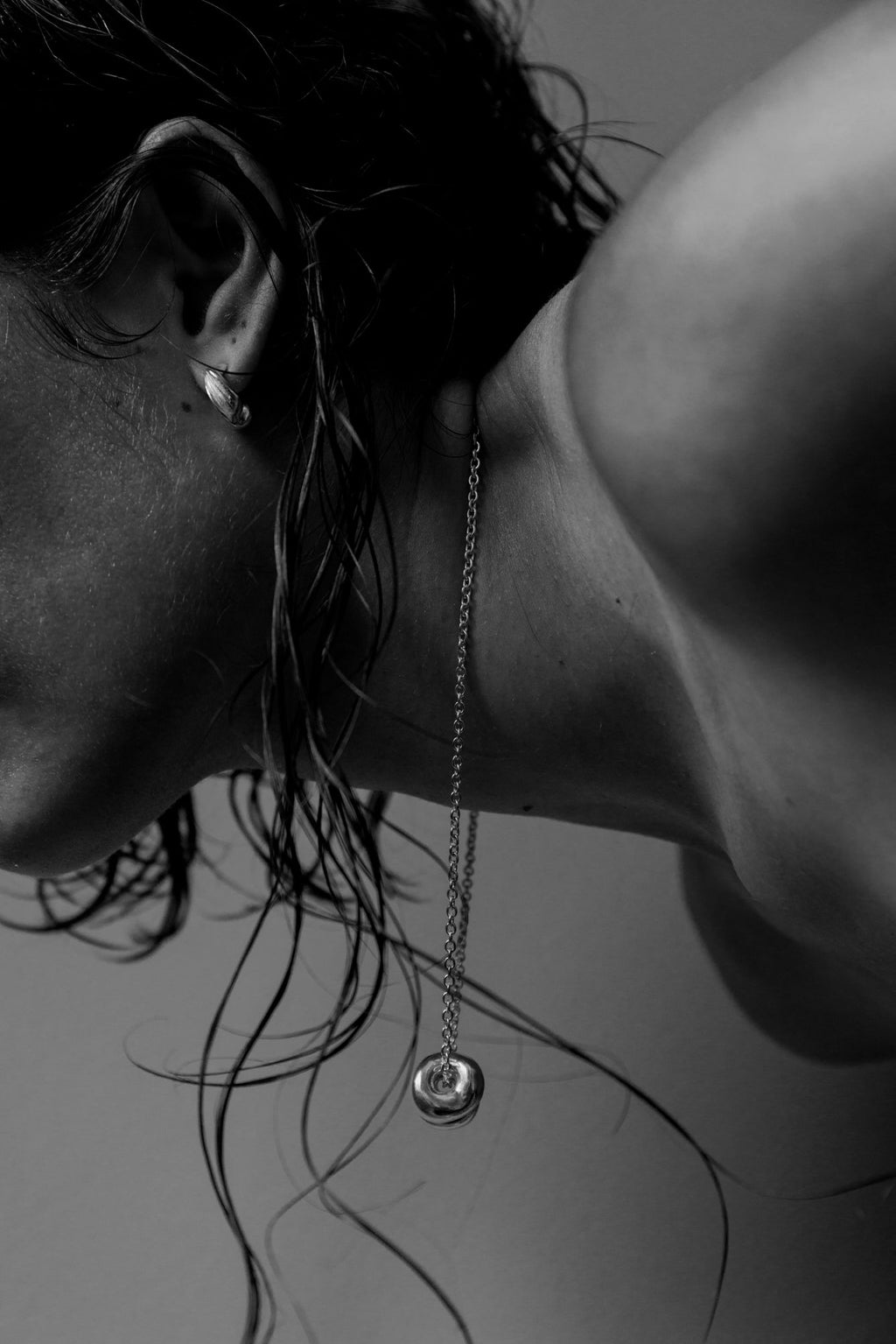 Puka Wave Sølv halskæde 