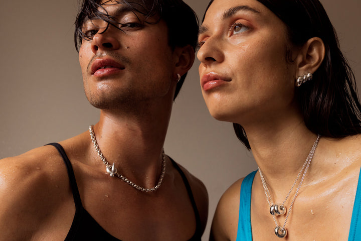 Puka Combined Silver Necklace