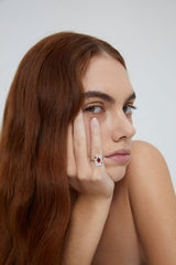 Honneur Pinkie 18K Gold Ring w. Lab-Grown Diamonds