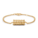 Numbers  18K Gold Bracelet