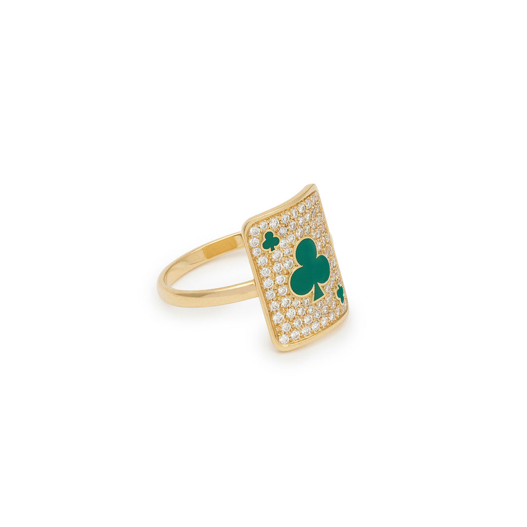 Lucky Harmonie Pinkie 18K Guld Ring m. Lab-Grown Diamanter