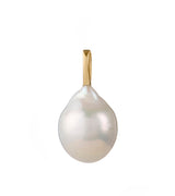 Baroque Pearl 18K Gold Charm Necklace