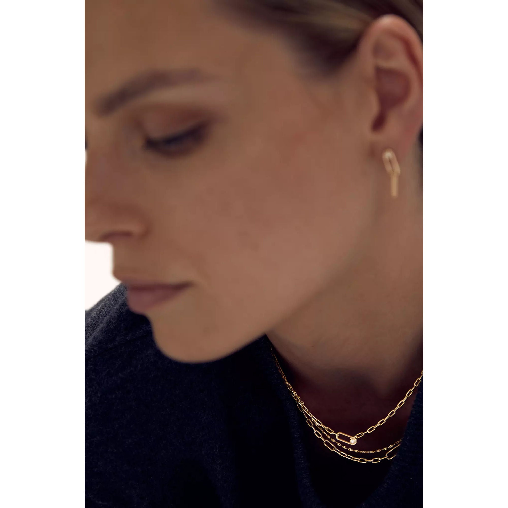 Elements N°1 18K Gold Necklace w. Diamond