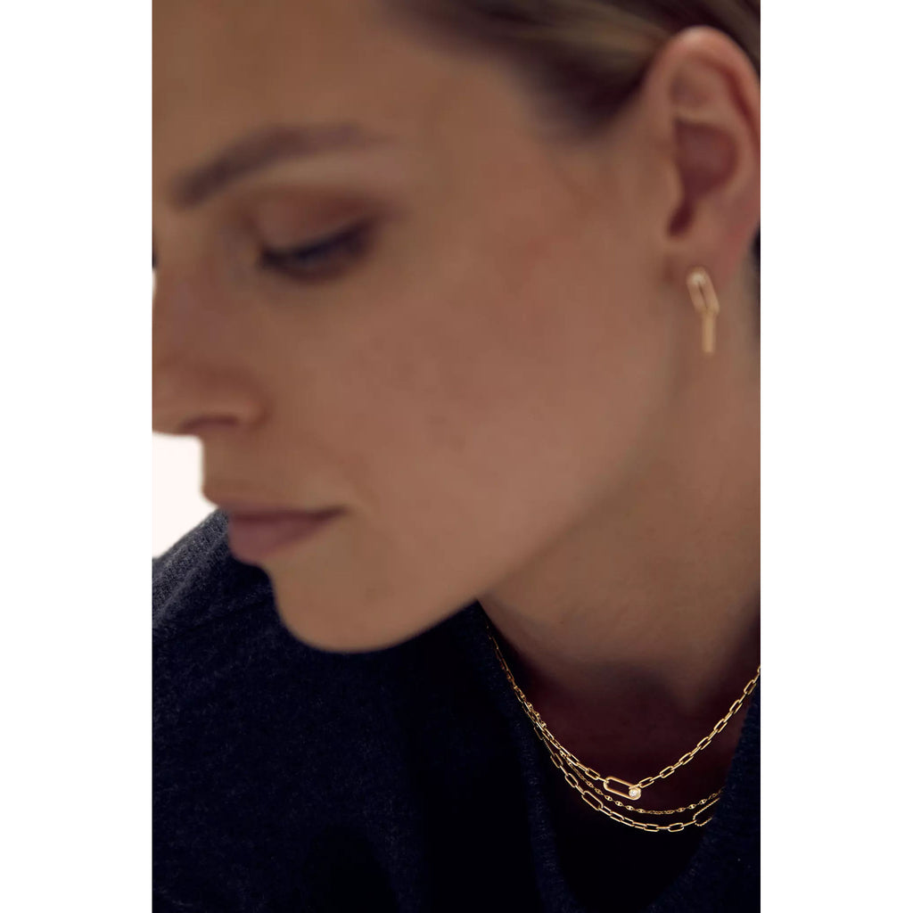 Elements N°1 18K Gold Necklace w. Diamond