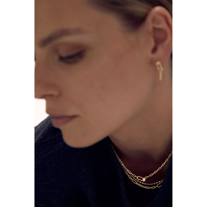 Elements N°1 18K Gold Necklace w. Diamond