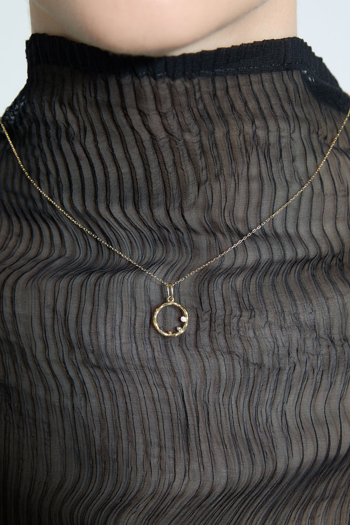 Liquid N°4 18K Gold Pendant
