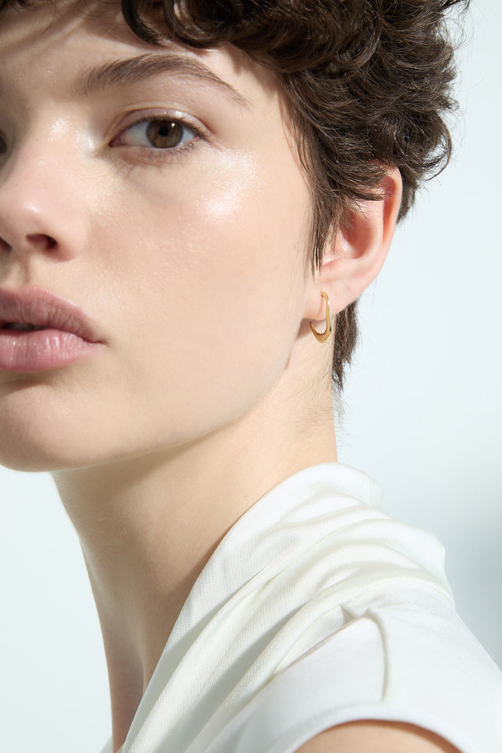Liquid N°8 18K Gold Earring
