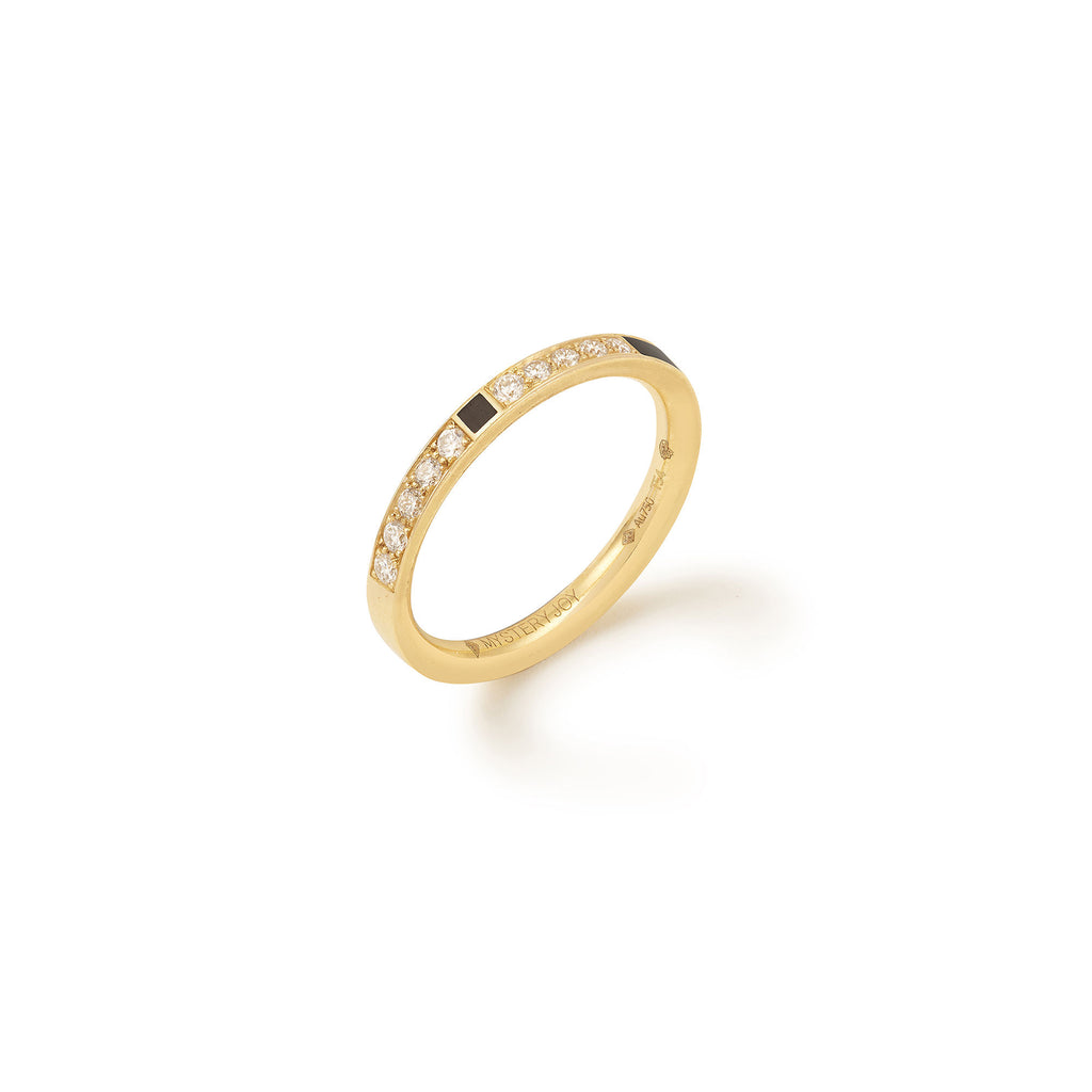 Mirage 18K Gold Ring w. Lab-Grown Diamonds