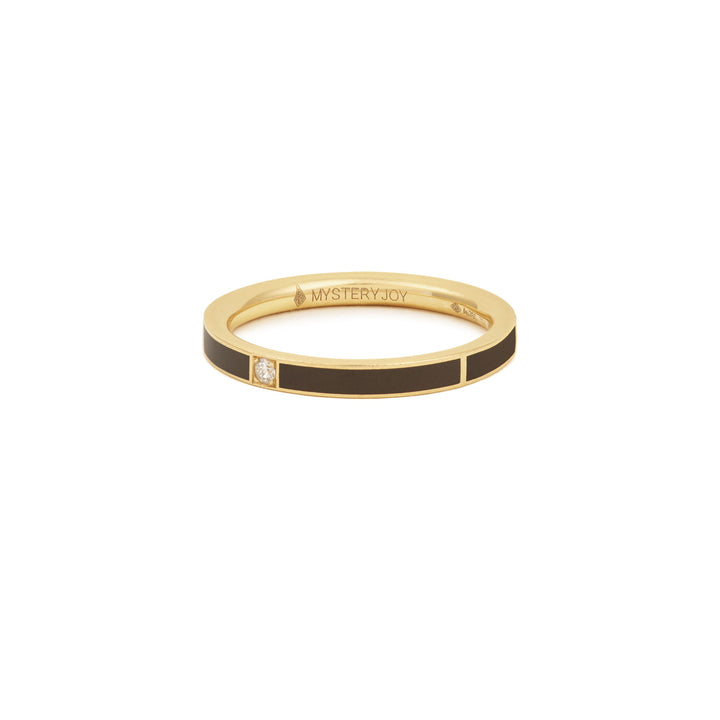 Songe 18K Gold Ring w. Lab-Grown Diamonds