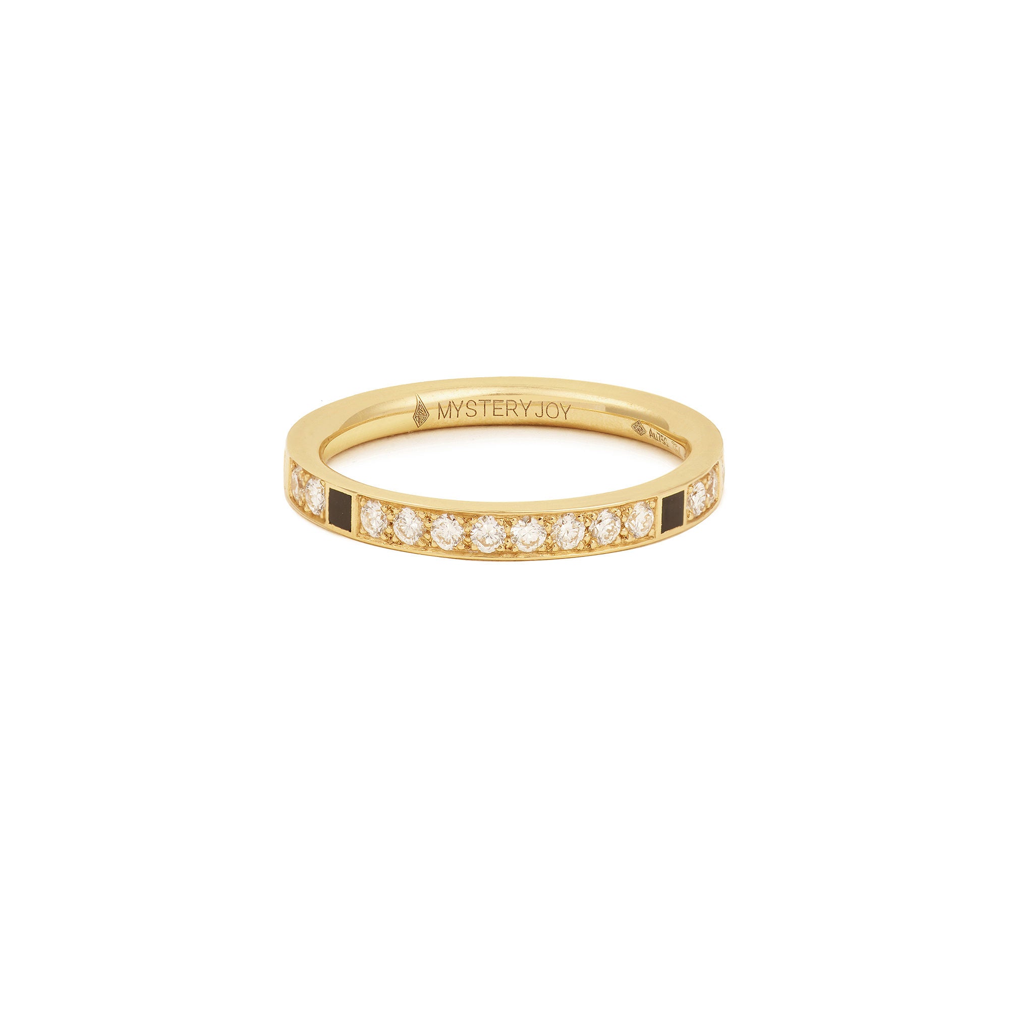 Onirique 18K Gold Ring w. Lab-Grown Diamonds
