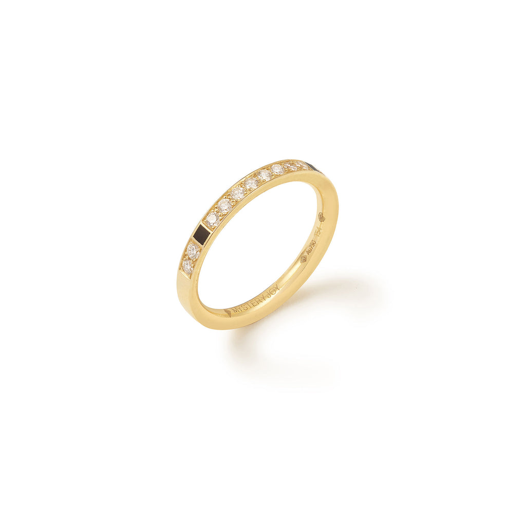 Onirique 18K Gold Ring w. Lab-Grown Diamonds