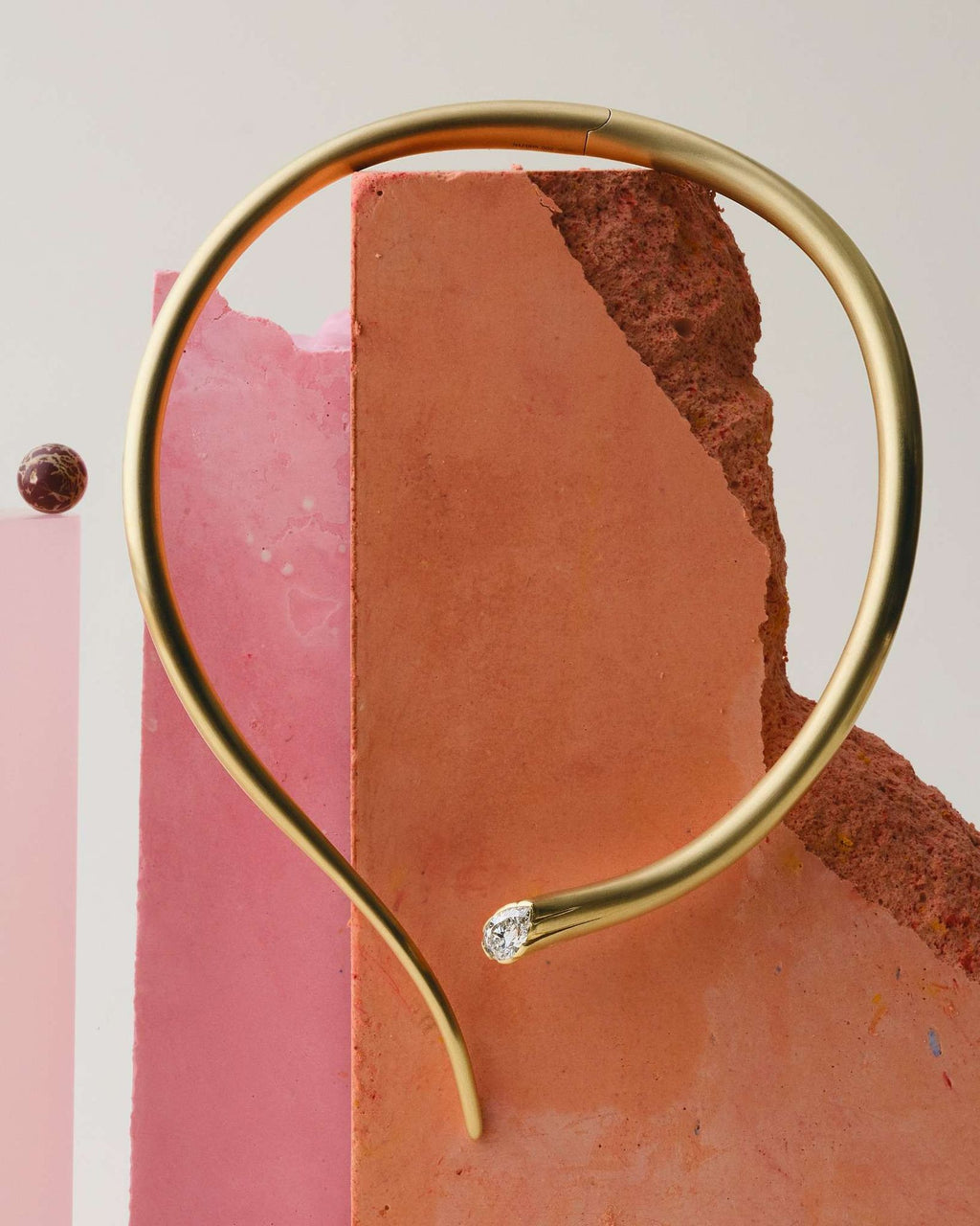 Eboris 18K Gold Necklace w. Lab-Grown Diamond