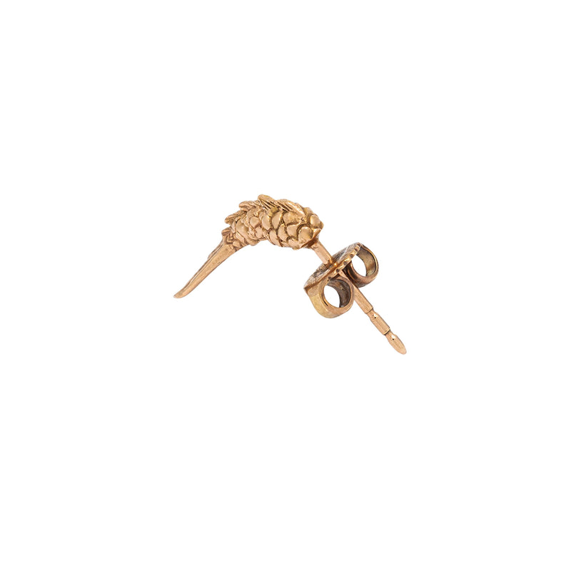 Mini Mermaid Tail 18K Rose Gold Stud