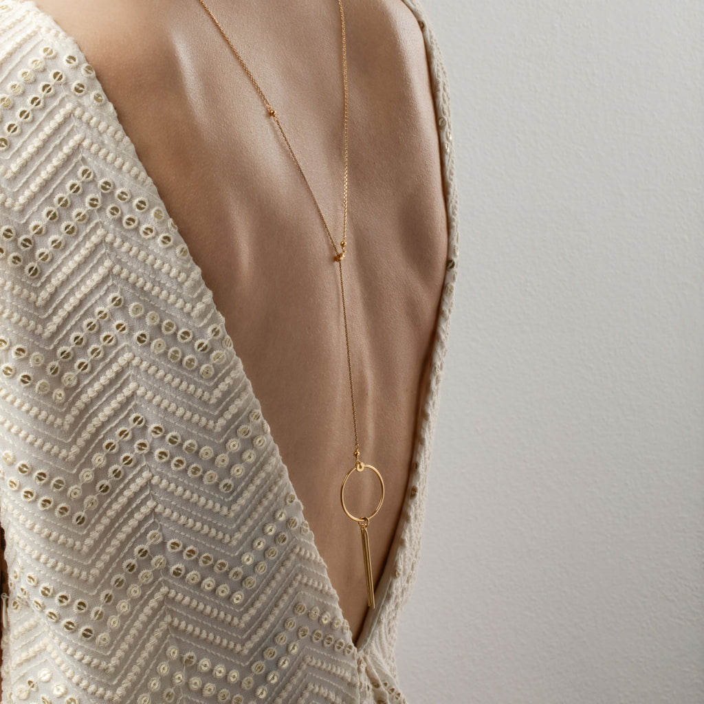 Orbita Fugace 18K Gold Plated Necklace