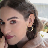 Doppia Orbita 18K Gold Plated Pendant