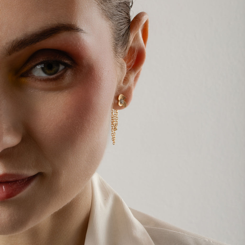 Onda Fluida 18K Gold Plated Pendant