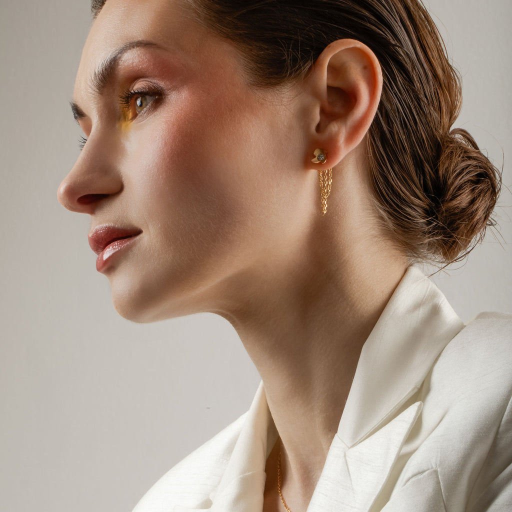 Onda Fluida 18K Gold Plated Pendant