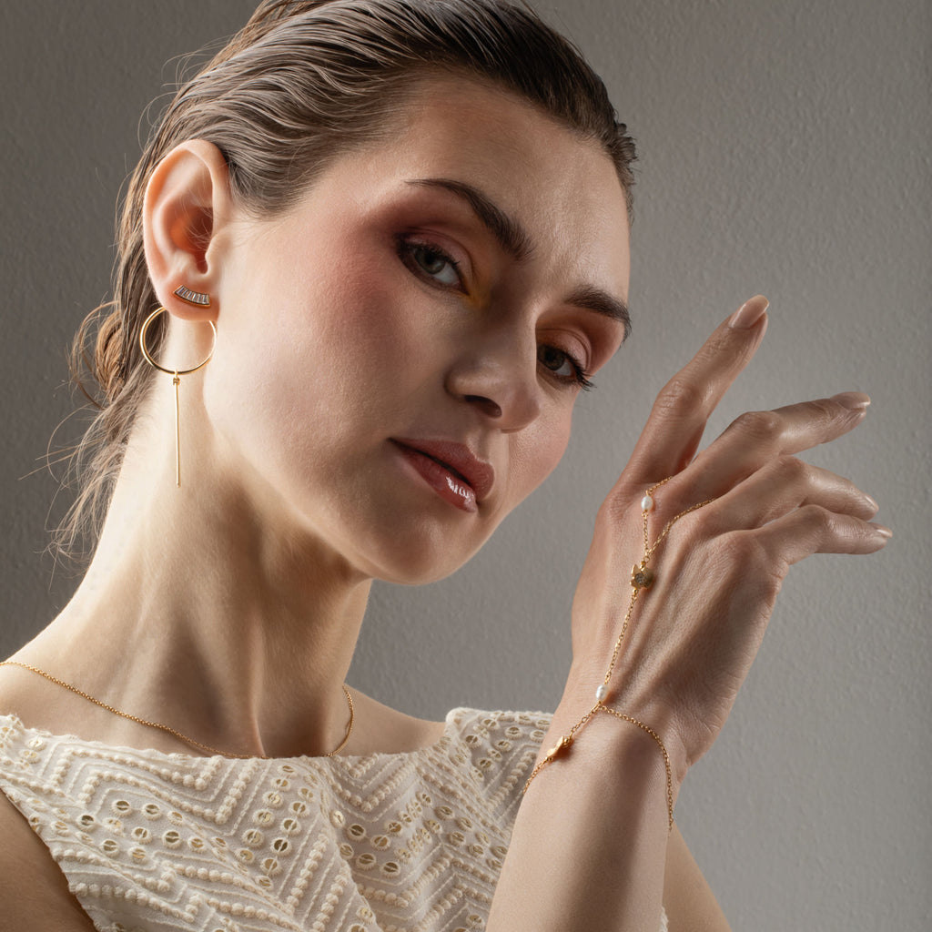 Orbita Fugace 18K Gold Plated Pendant