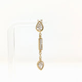 Eden Seed & Saffron Charm 18K Gold Stud w. Lab-Grown Diamond