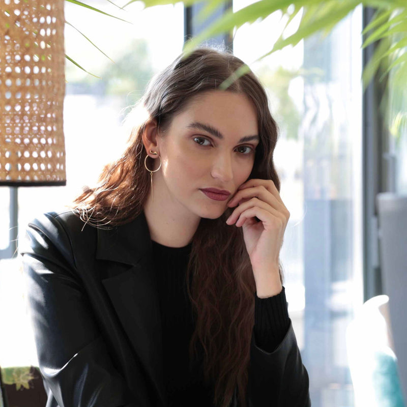 Orbita Fugace 18K Gold Plated Pendant