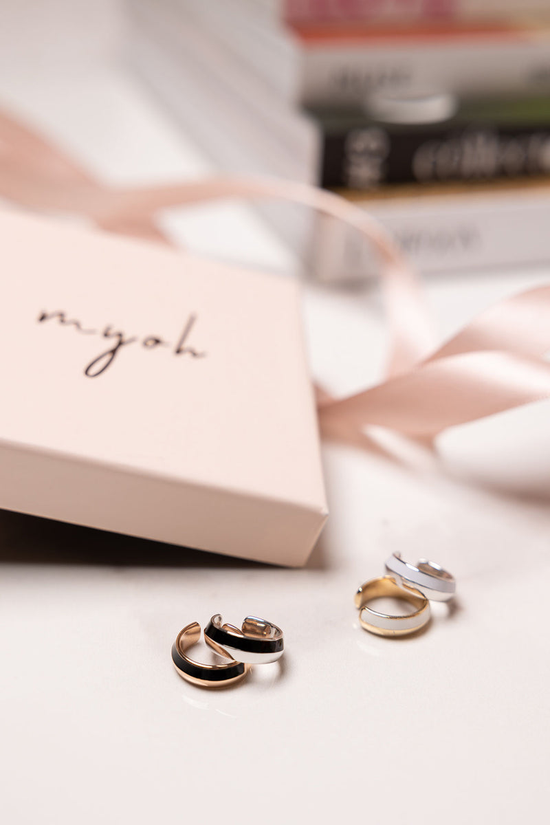 Celestia Climber & Irida 18K Gold Plated Earrings w. Zirconias