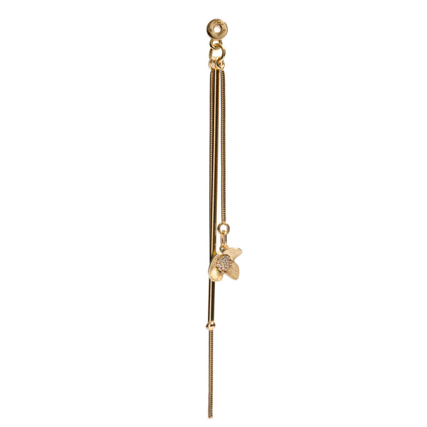 Cerulea 18K Gold Plated Pendant w. Zirconias