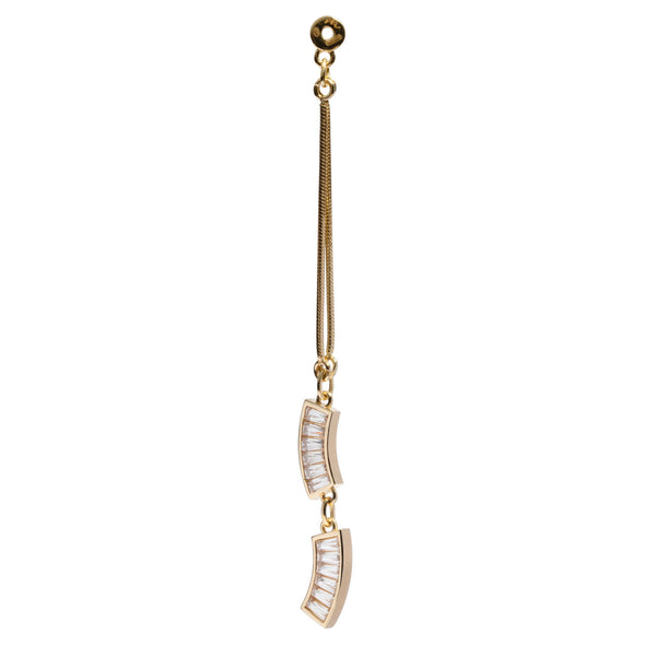 Levante 18K Gold Plated Pendant w. Zirconias