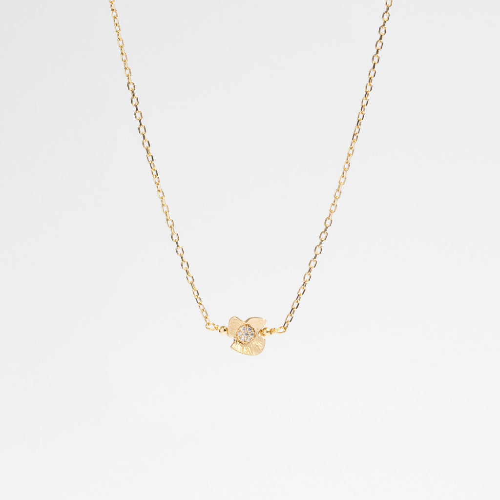 Ninfea 18K Gold Plated Earring w. Zirconias