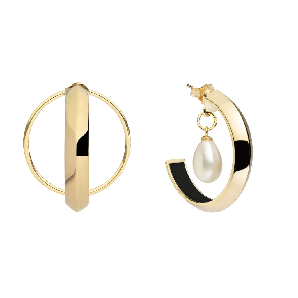 Orbita, Elara & Orbita 18K Gold Plated Earrings