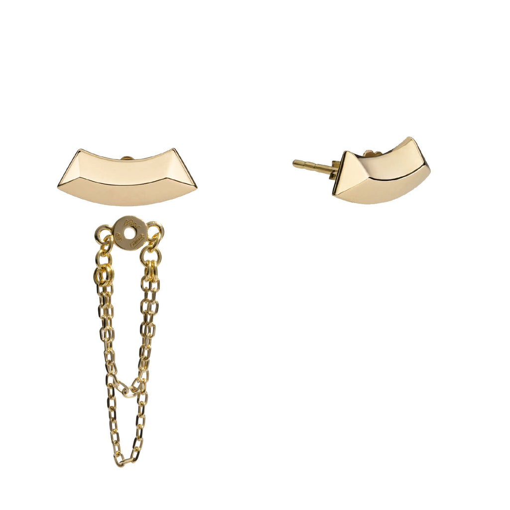 Aurora & Onda Luminosa 18K Gold Plated Studs