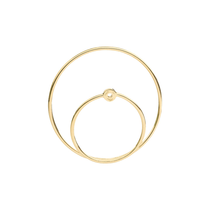 Doppia Orbita 18K Gold Plated Anhänger