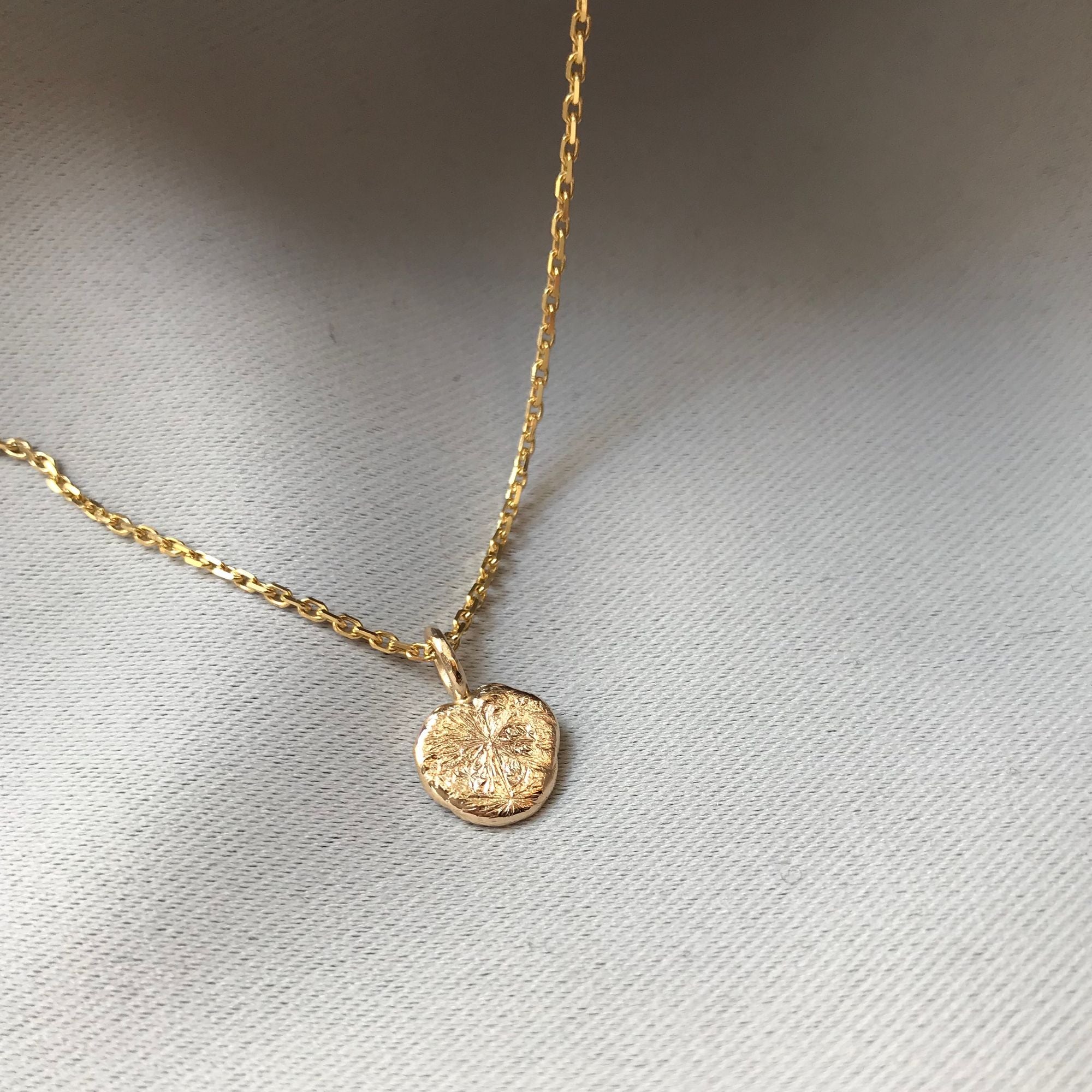 Naturfee Luck Amulett 14K Gold Anhänger