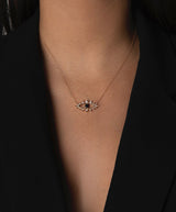 Eye 18K Gold, Whitegold or Rosegold Necklace w. Diamonds