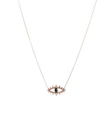 Eye 18K Gold, Whitegold or Rosegold Necklace w. Diamonds