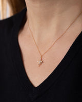 Twinkle 18K Gold, Whitegold or Rosegold Necklace w. Diamonds