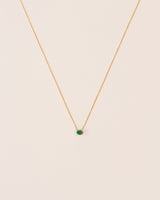 Goldkette aus 18K I Smaragd